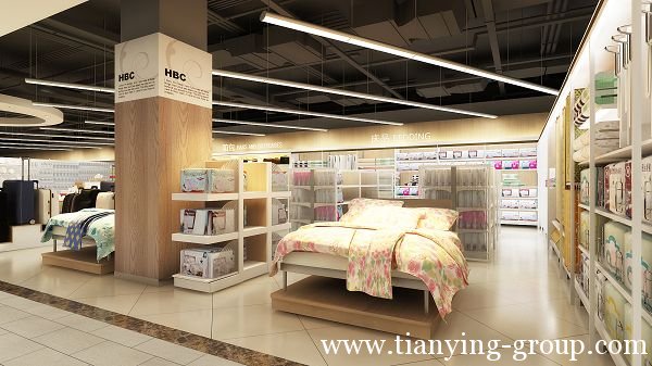 床品区效果图