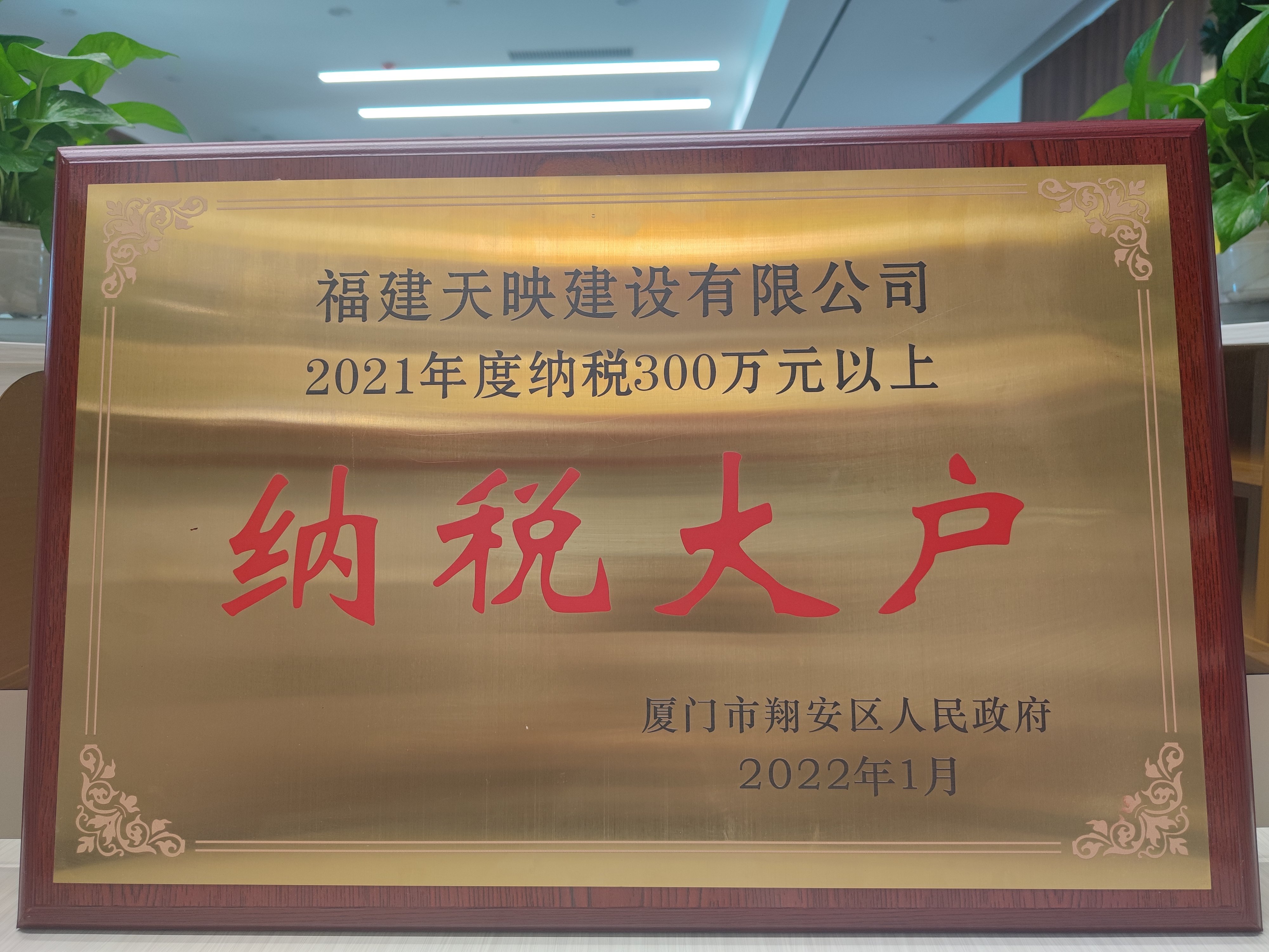 2021年度纳税大户
